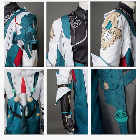 Anime Honkai Star Rail Dan Heng Cosplay Costume Outfits Halloween Carnival Party - Picture 4 of 6